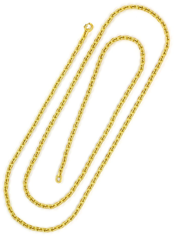 Foto 3 - Massive Goldkette im Anker Muster 81cm aus 14K Gelbgold, K3062