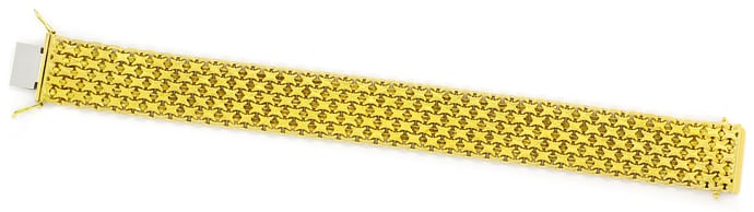 Foto 1 - Geschmackvolles Gelbgold-Armband massiv 18K, K3431