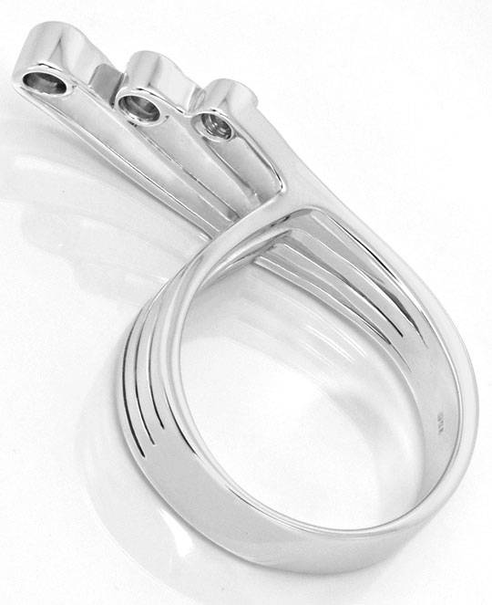 Foto 3 - Sensationeller Designer-Brillanten-Ring, 18K Weißgold, R4695