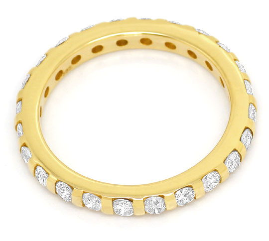 Foto 3 - Diamant Vollmemory Ring 1 Carat Brillanten Gelbgold 14K, S3144