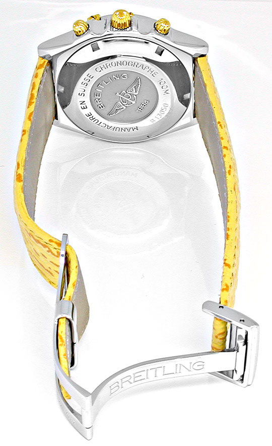Foto 3 - Breitling Chronomat Faltschliesse Stahlgold Topuhr Neuz, U1889